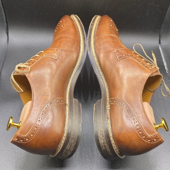 Jose Real | - VERO CUOIO | Italian Leather Mens Shoes | 43 US 10-10.5 - Picture 5 of 10